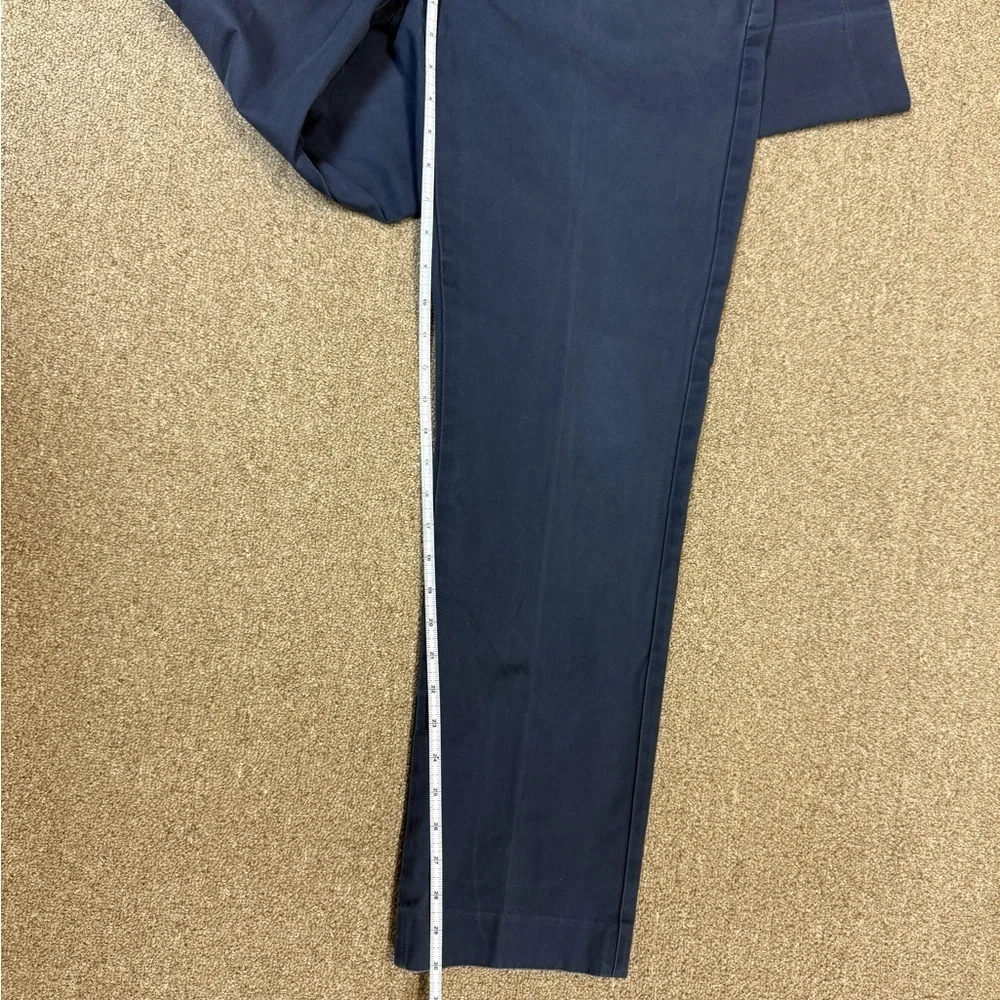 J.Crew: Men's Navy Chino Pants, Urban Slim Fit, Size 33W 32L